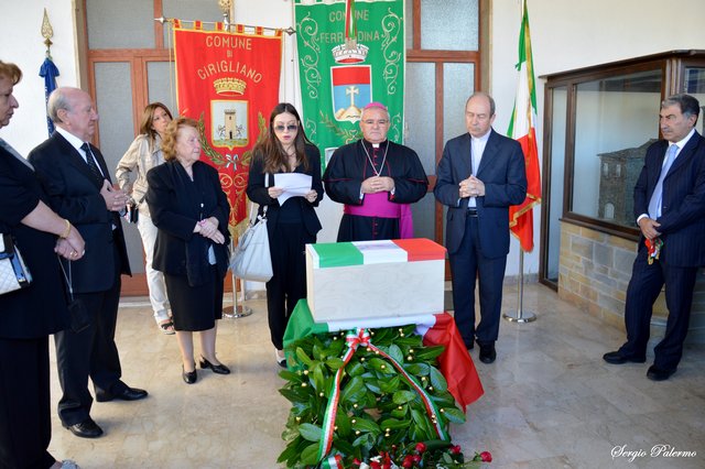 la cerimonia di commemorazione di Pietro Marone
